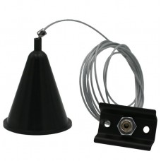 Σετ Ανάρτησης για Ράγα 2 Καλωδίων Μαύρη 24-201